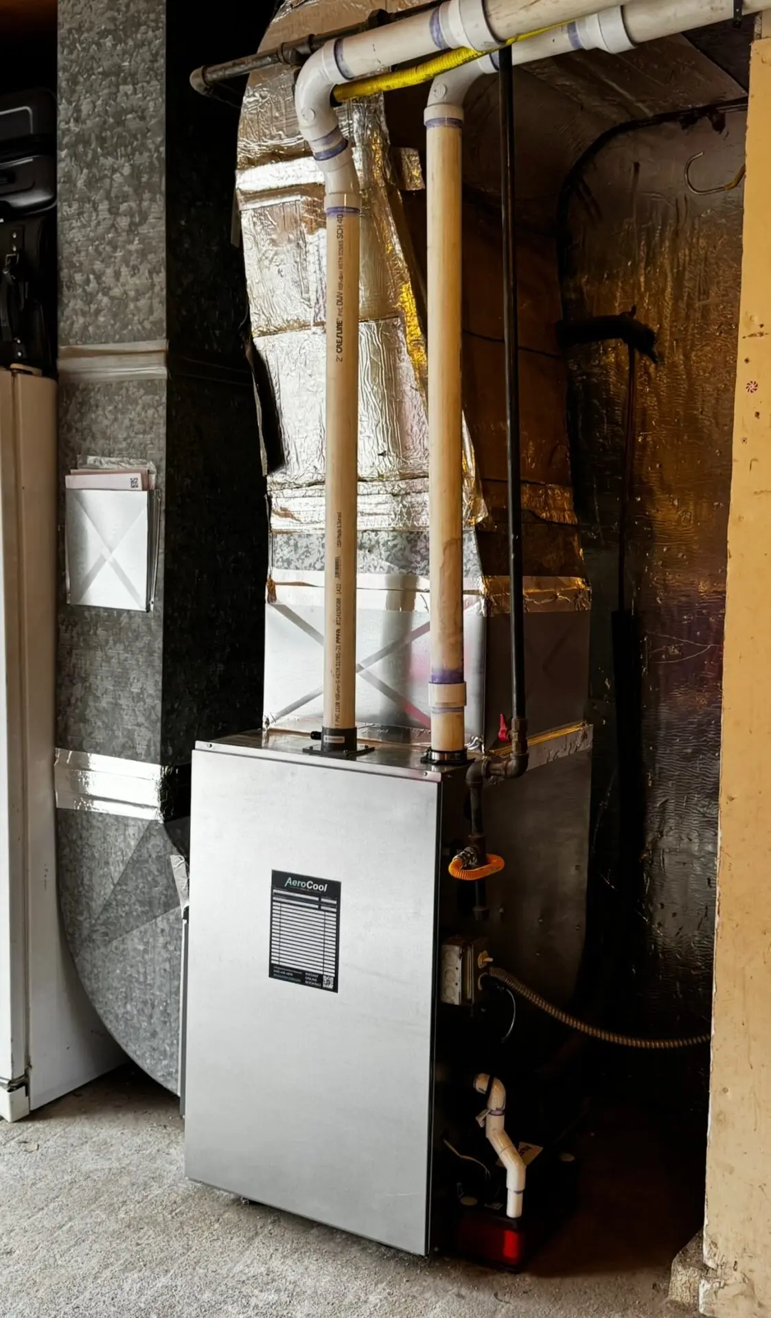Furnace & gas piping